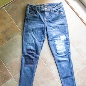 The Limited Patchwork Skinny Jeans